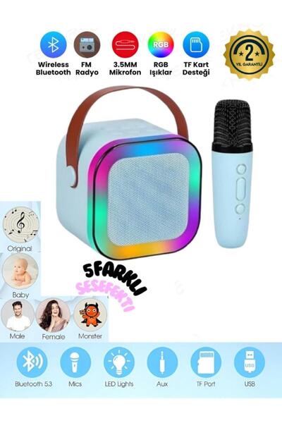 SAZE FP-K12 KARAOKE WİRELESS SPEAKER