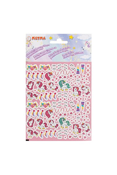 OEM Abtibilduri Decorative cu Model Unicorn pentru Oua de Paste - 142buc