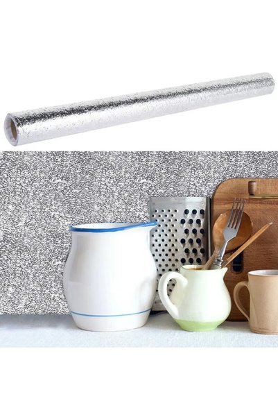 ORVİCA Embossed Patterned Self-Adhesive Foil Kitchen, Bathroom, Countertop, Wall Paper
