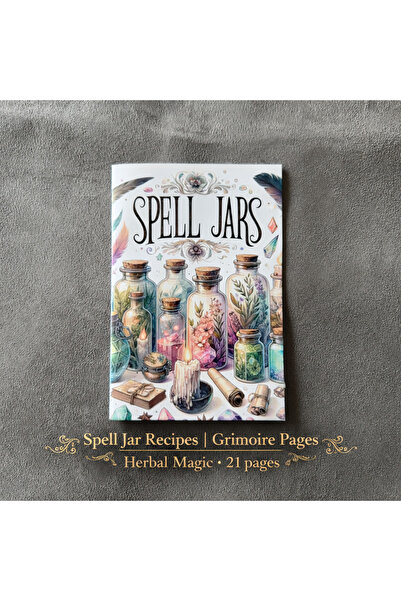 Choice15 Dark Khaki 77 Pages Witchcraft Grimoire Pages Book of Shadows Kit wi...