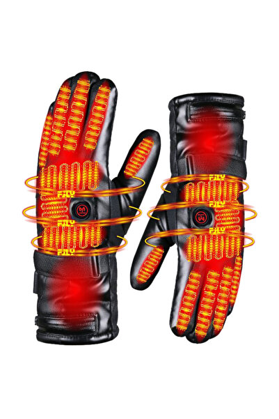 choice2 1 Pair Rechargeable Heated Gloves Waterproof Electric Winter Gloves 3...