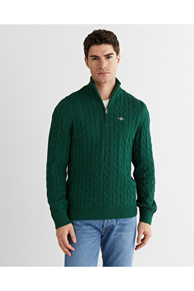 Gant Erkek Mavi Regular Fit Kazak