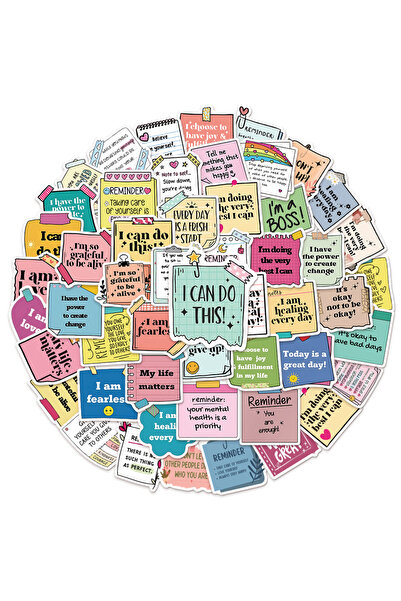 Choice 50PCS 50PCS Self affirmation Encouragement Slogans Graffiti Stickers D...