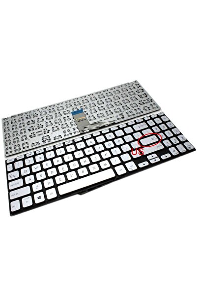 ASUS Tastatura Argintie VivoBook X512DA layout US fara rama enter mic