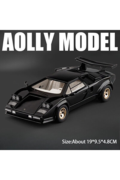 Choice3 سيارة لعبة LP500S سوداء بمقياس 1:24 من فينينو، مزودة بمؤثرات صوتية وإ...