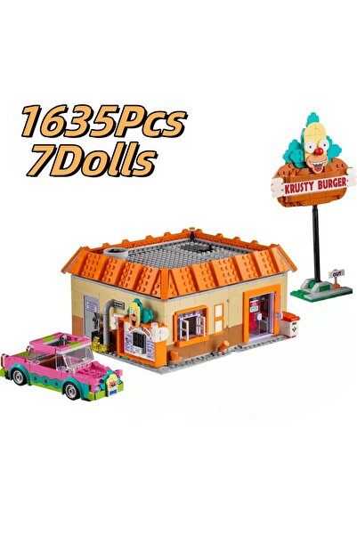 Choice مكعبات بناء جديدة بدون علبة، على شكل محل برجر، ديكور منزلي، مناسبة للأ...