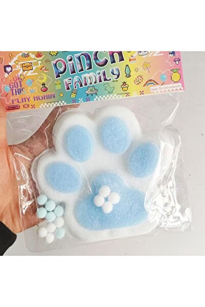 Arabest Big furry cat's claw squeezing toy, relieving stress, super soft sque...