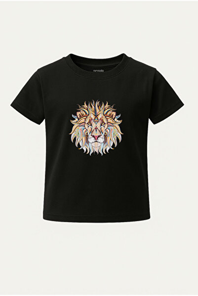 nirvoda Tricou pentru copii cu imprimeu Leu