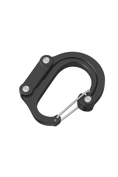 Choice1 مشبك كارابين قوي للتخييم من بلاك إس - خطاف دوار هجين، غير قابل للانغل...