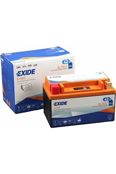 EXIDE Lithium ELTX12 Motorcycle Battery