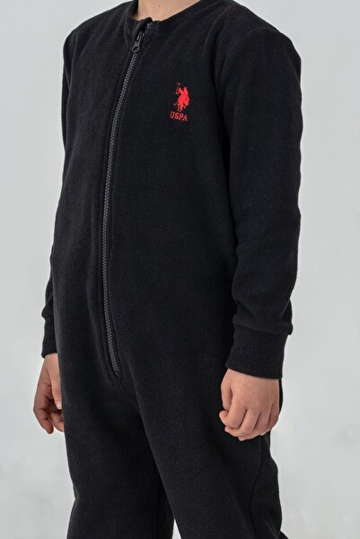 U.S. Polo Assn. U.S. Polo Assn Erkek Çocuk Siyah Tulum