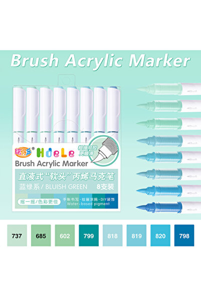 Choice13 342-18- 8 ألوان، 8 ألوان/علبة، قلم تلوين أكريليك سائل مباشر، للخشب، ...