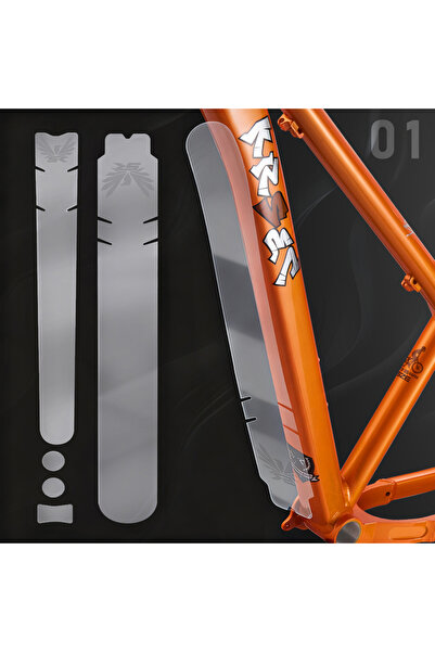 Choice1 PSL 01 KRSEC Bike Frame PVC Transparent Protector Stickers MTB Road B...