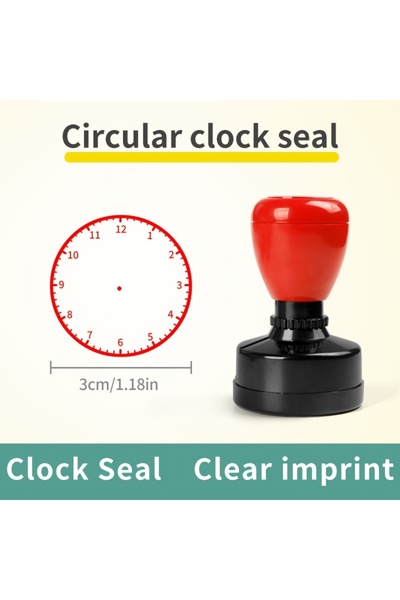 Choice1 Red Youngsters's Time Stamp, Learn Time by Looking at tures, Use Stam...