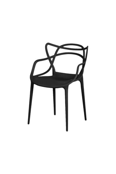 Homelux Birds Chair – 76x53x97 cm, Black, Polypropylene