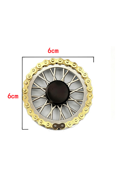 choice2 wheel gold Metal Flywheel Gear Chain Gyro Fingertip Gyro Sprkets Fidg...
