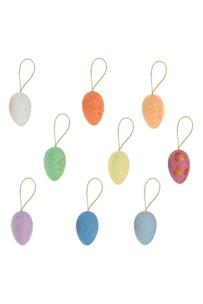 OEM Oua Decorative de Paste Suspendabile Colorate cu Folie de Culoare Aurie 3...