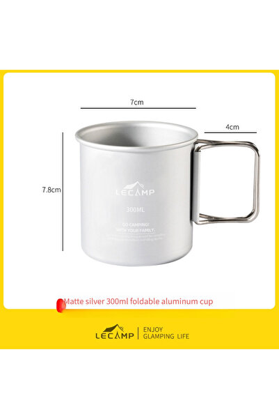 Choice1 A 1Pcs Outdoor Camping Fold Titanium Cup Travel Tableware nic Utensil...