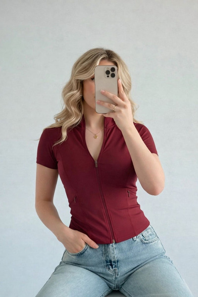 Gofeel Range Fermuarlı Spor Bluz