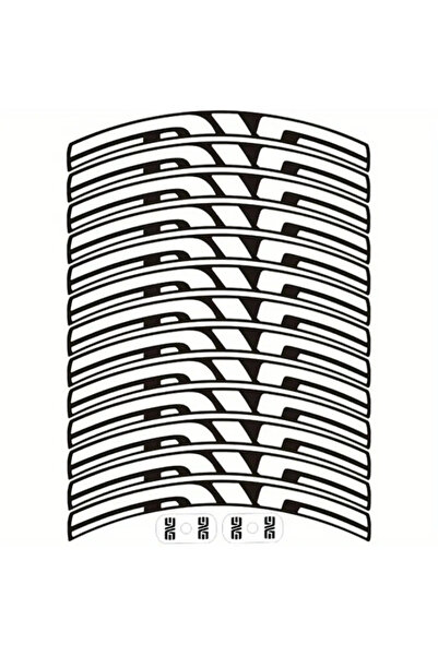 Choice4 a set 2D Flat Sticker 15pcs/sheet, Motorcycle and Bike Wheel Set Ridi...