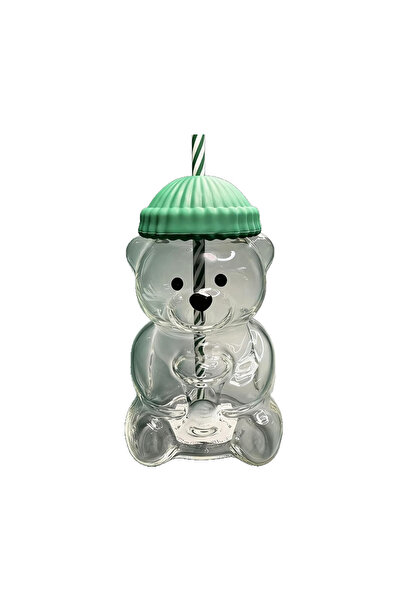 Choice Transparent 1Pieces 500ML Cartoon Bear Shaped Coffee Mug Cute Bear Mug...