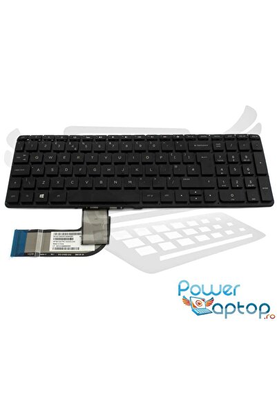 HP Pavilion 17 f100 клавиатура с подсветка, британска подредба без рамка, гол...