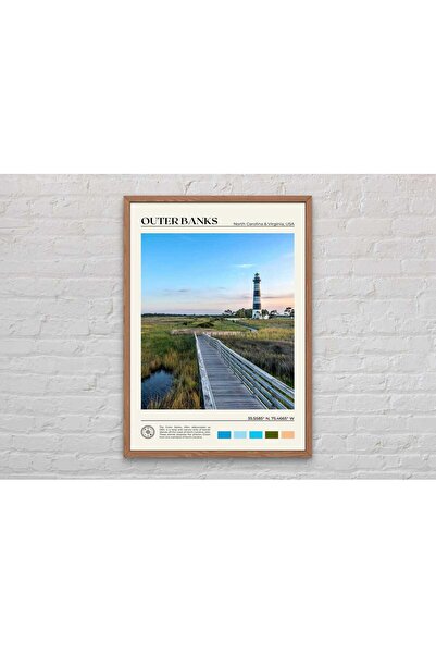 NinaStore Gerçek Fotoğraf/ Outer Banks Baskısı/ Outer Banks Duvar Sanatı/ Out...
