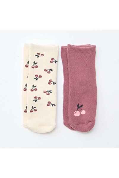 KIABI Pair of non-slip novelty socks BEIGE