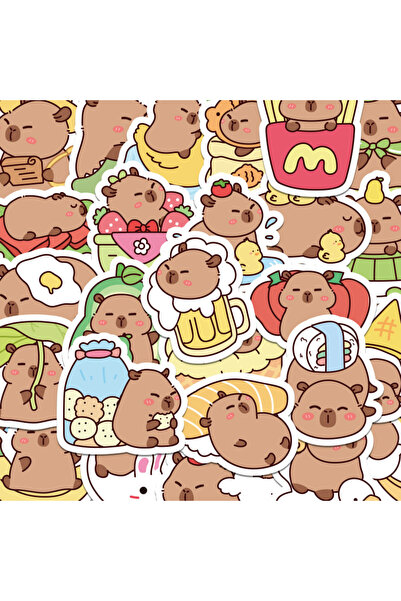 Choice Bandai 100PCS 100PCS Cute Capybara Animals Cartoon Graffiti Stickers D...