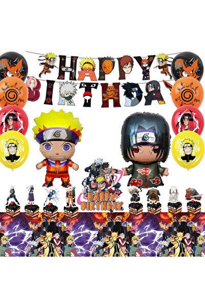 Choice MINISO Other 29 Pcs Decorations 29 Pcs Naruto Birthday Party Supplies-...
