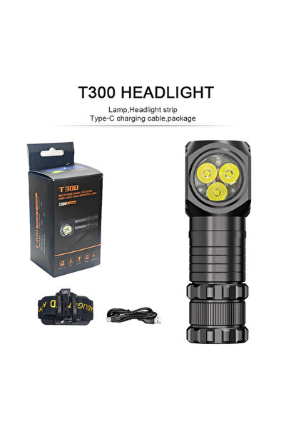 Choice1 With 1X18350 battery T300(3LED Headlamp) ESMARTER 3LED Mini Headlamp ...