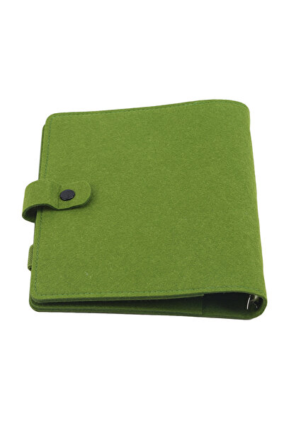 choice2 Green A5 A5 A6 Felt Notebook Shell Notebook Inner Page Ring Binder No...