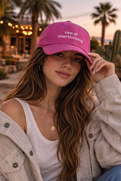 sf collection Șapcă sport unisex cu imprimeu Ceo Of Overthinking – Șapcă regl...