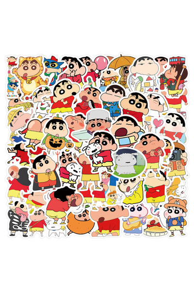 Choice 60 قطعة من ملصقات شين تشان الكرتونية الرائعة لتزيين الهاتف والكمبيوتر ...