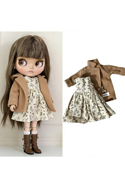 Choice5 Flower Coat Dress For Blythe Doll Outfit Clothing Princess Lace Maid ...
