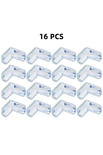 Choice7 16 قطعة من واقيات زوايا الطاولة المصنوعة من السيليكون على شكل حرف L ل...