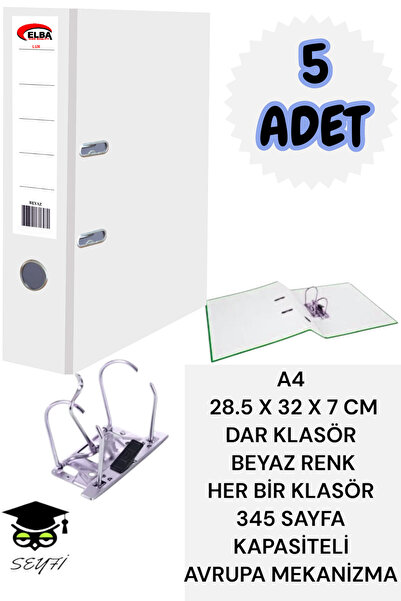 SEYFİKİRTASİYE A4 ОФІСНИЙ ПАПЕРОВИЙ КЛАСОР ДЛЯ ОРГАНІЗАЦІЇ ДОКУМЕНТІВ ДВОЙНИЙ...