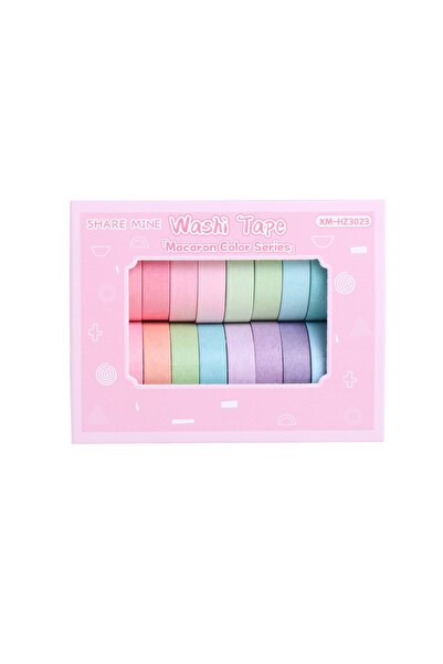 Choice1 SKU1 20 rolls/box of colorful fruit plant geometric patterns washi ta...