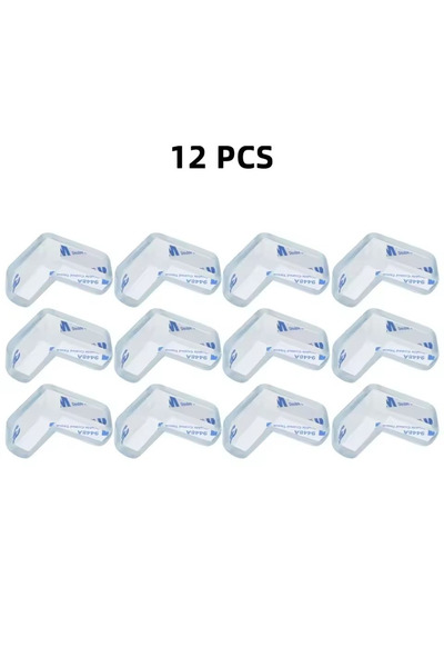 Choice4 12 قطعة من واقيات زوايا الطاولة المصنوعة من السيليكون على شكل حرف L ل...