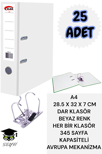 SEYFİKİRTASİYE A4 ОФІСНИЙ ПАПЕРОВИЙ КЛАСОР ДЛЯ ОРГАНІЗАЦІЇ ДОКУМЕНТІВ ДВОЙНИЙ...
