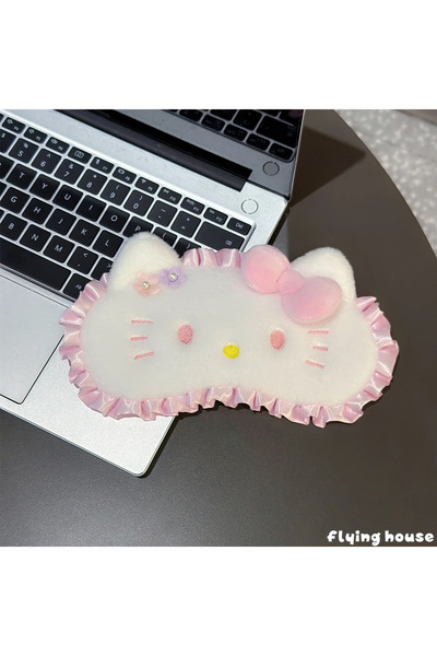 Choice1 قناع نوم من بانداي، مقاس 20×10 سم، بتصميم شخصية هيلو كيتي الكرتونية م...