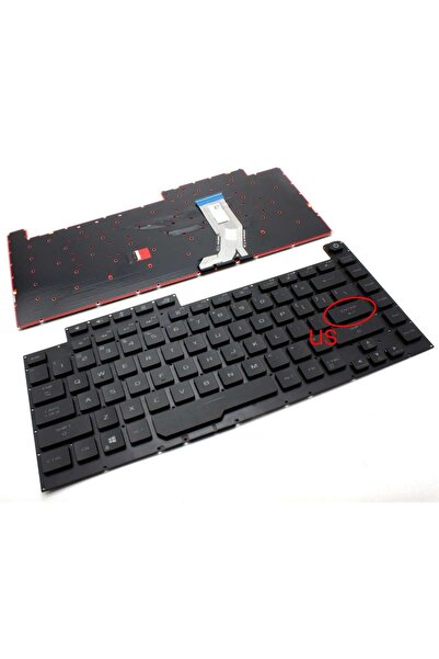 ASUS ROG STRIX GL531G осветена клавиатура с американска подредба без рамка, к...