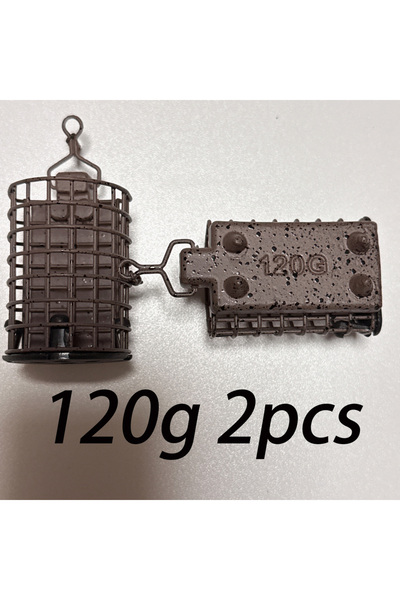 Choice5 Zhong 120g 2Pcs Heavy-Duty Fishing Bait Cage 60g 80g 100g. Carp Bait ...