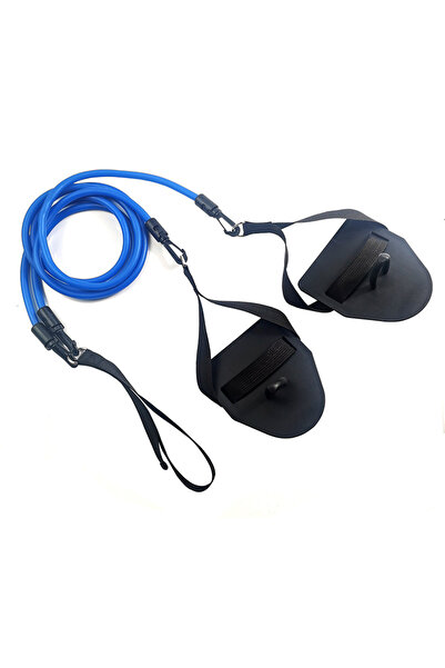 Choice4 50lbs Swimming Resistance Band Set with Hand Paddles Handles Exercise...