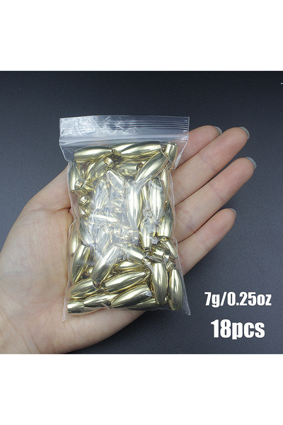 Choice3 18 قطعة، وزن كل قطعة 7 غرام، 18 قطعة لكل قلادة صيد سريعة الغرق عالية ...
