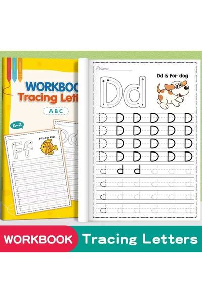 Choice 1pc Children Calligraphy 26 Alphabet Tracing Workbook Educational Book...