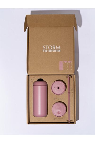 Storm Carter's Stainless Steel Chemical-Free Hot & Cold Cups 3-in-1 Sip Syste...