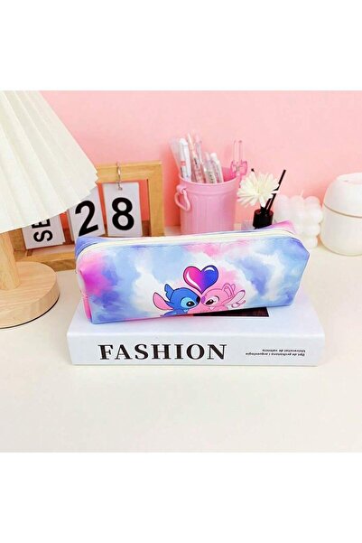 Choice One Size qing lv cartoon Stitch large capacity pencil case - Stitch De...