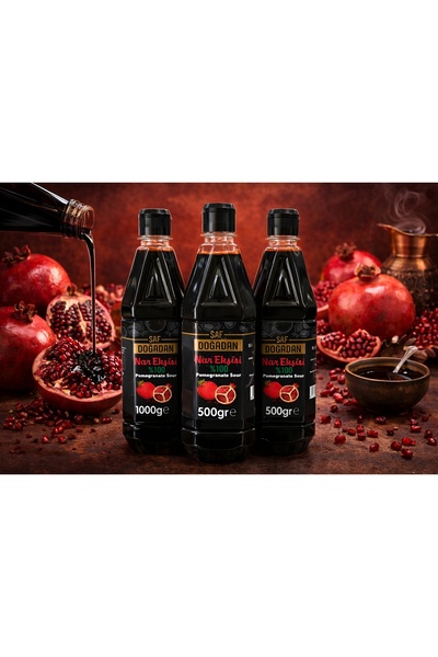 SAF DOĞADAN YÖRESEL Saf Doğal Nar Ekşisi %100 3 Lü Set 2.5 Litre