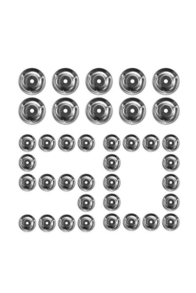 Choice 50Pcs 50Pcs Double Ching Ring Tambourine Bell Rings Cymbals Accessorie...